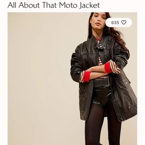 Free People All about the Moto Jacket